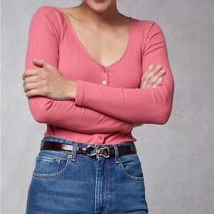 Rouje Pink Maeve top size 38